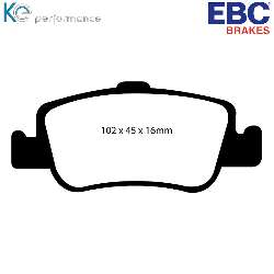 EBC Blackstuff Bremsbelägeoptimierter Austauschbremsbelag - DP1949