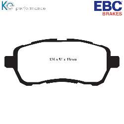 EBC Yellowstuff BremsbelägeHigh End Lösung für schnelle Straßenfahrzeuge - DP42003R