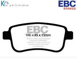 EBC Blackstuff Bremsbelägeoptimierter Austauschbremsbelag - DPX2025
