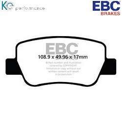 EBC Greenstuff BremsbelägeAramid Bremsbelag für mehr Bremskraft - DP22027