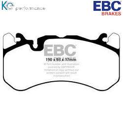 EBC Bluestuff NDX EBC RennbremsbelägeFür Rennen und Langstreckenrennen - DP52081NDX