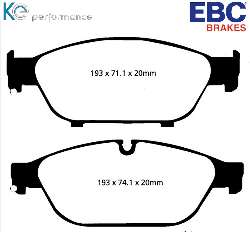 EBC Greenstuff BremsbelägeAramid Bremsbelag für mehr Bremskraft - DP22086