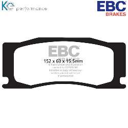 EBC Yellowstuff BremsbelägeHigh End Lösung für schnelle Straßenfahrzeuge - DP42111R