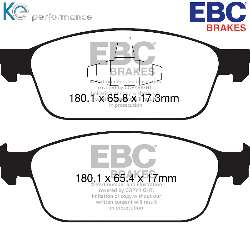 EBC Greenstuff Bremsbeläge 6000er SerieFür SUV und 4&4 Fahrzeuge - DP62145