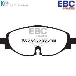 EBC Blackstuff Bremsbelägeoptimierter Austauschbremsbelag - DPX2150