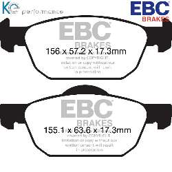 EBC Yellowstuff BremsbelägeHigh End Lösung für schnelle Straßenfahrzeuge - DP42154R
