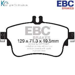 EBC Blackstuff Bremsbelägeoptimierter Austauschbremsbelag - DPX2164