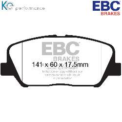 EBC Greenstuff BremsbelägeAramid Bremsbelag für mehr Bremskraft - DP22172