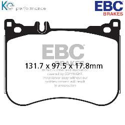 EBC Yellowstuff BremsbelägeHigh End Lösung für schnelle Straßenfahrzeuge - DP42178R