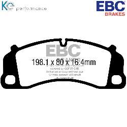 EBC Yellowstuff BremsbelägeHigh End Lösung für schnelle Straßenfahrzeuge - DP42206R