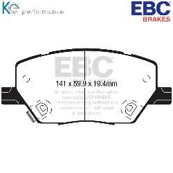 EBC Blackstuff Bremsbelägeoptimierter Austauschbremsbelag - DPX2239