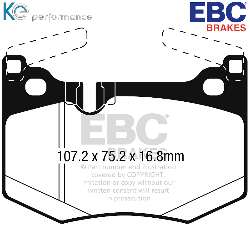 EBC Yellowstuff BremsbelägeHigh End Lösung für schnelle Straßenfahrzeuge - DP42261R