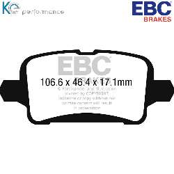 EBC Blackstuff Bremsbelägeoptimierter Austauschbremsbelag - DPX2268