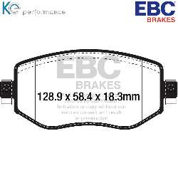 EBC Blackstuff Bremsbelägeoptimierter Austauschbremsbelag - DPX2309
