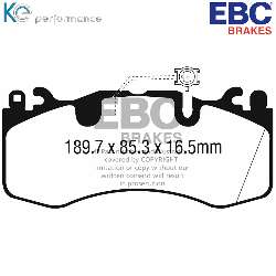 EBC Yellowstuff BremsbelägeHigh End Lösung für schnelle Straßenfahrzeuge - DP42336R