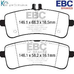 EBC Yellowstuff BremsbelägeHigh End Lösung für schnelle Straßenfahrzeuge - DP42350R