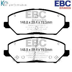 EBC Blackstuff Bremsbelägeoptimierter Austauschbremsbelag - DPX2362
