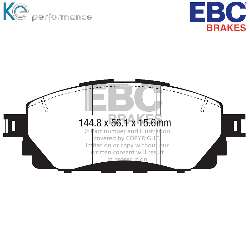 EBC Yellowstuff BremsbelägeHigh End Lösung für schnelle Straßenfahrzeuge - DP42373R