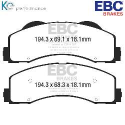 EBC Yellowstuff BremsbelägeHigh End Lösung für schnelle Straßenfahrzeuge - DP43034R