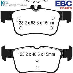 EBC Yellowstuff BremsbelägeHigh End Lösung für schnelle Straßenfahrzeuge - DP43047R