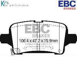 EBC Blackstuff Bremsbelägeoptimierter Austauschbremsbelag - DPX3074