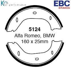 EBC Premium Handbremsbacken - 5124