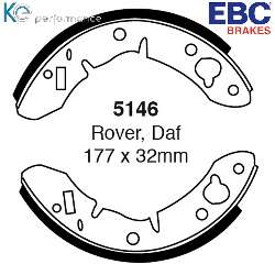 EBC Bremsbacken VA - 5146