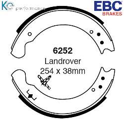 EBC Bremsbacken VA - 6252