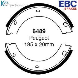 EBC Premium Handbremsbacken - 6489