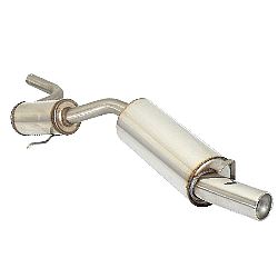 Fiat Uno Endschalldämpfer inox mit ER 80 mm rund - Verfügbar auf Bestellung, für 2° serie 1372cc Turbo IE 09/1989>>1992