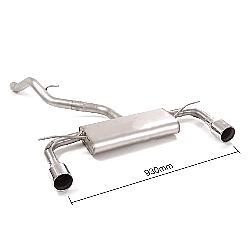 Seat Leon Mk3 (5F) Endschalldämpfer inox rechts/links mit ER 102 mm rund , für 1.4TSI (110kW) AEROPACK 2014>>08/2018