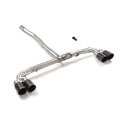 Mercedes Classe A(W177) 2018>> Endrohren Gruppe N inox rechts/links mit je ER 2x90 mm rund Carbon Shot versetzt, für A220 (140kW - 51L) 07/2018>>2019