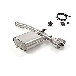 passt für Mini F56 2014>> Endschalldämpfer inox mit ER 2x102 mm rund, für Cooper S 2.0 (141kW) 2014>>07/2018