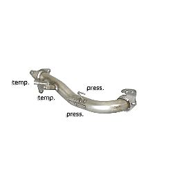 Subaru Impreza(GR) + WRX(GV) 2008>> Kat-Ersatzrohr + Partikelfilter-Ersatzrohr Gruppe N inox, für 2.0D (110kW) 2008>>