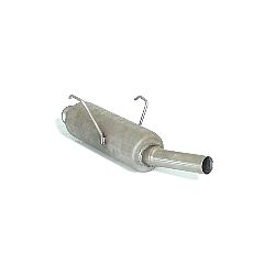 Citroen Saxo Endschalldämpfer Gruppe N inox mit ER 50 mm rund, für VTS 1.4 - 1.6 EURO 2 1999 > 2000