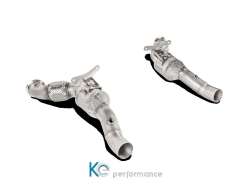 Ferrari 488 GTB/488 Spider 2016 Link Pipe Set w/o Cat (SS) #L-FE/SS/2