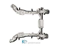 Ferrari 488 GTB/488 Spider 2016 Link Pipe Set w Cat (SS) #L-FE/SS/1