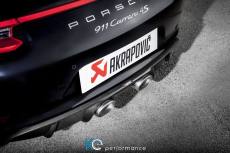 Porsche 911 Carrera /S/4/4S/GTS (991.2) 2016 Slip-On Line (Titanium) - for OE sport exhaust #S-PO/TI/5H