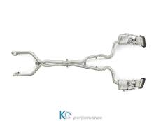Mercedes-AMG C 63 Sedan (W205) 2015 Evolution Link Pipe Set (Titanium) #E-ME/T/3