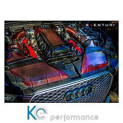 Eventuri Carbon Kevlar Motorabdeckung für Audi RS4 RS5 - rot - 1815