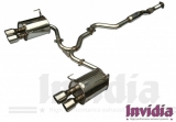 SBCB14010Q4 WRX STI Typ V1 2014- Invidia Edelstahl Sportauspuff Q300 ab Kat polierte Endrohre