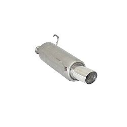 Peugeot 206 cc Endschalldämpfer inox mit ER 90 mm rund Sport Line, für 2.0 16V (100kW) 01/2001>>