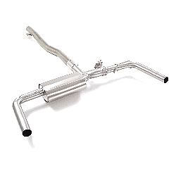 Mercedes CLA (118) 2019>> Endschalldämpfer inox rechts/links für die original ästhetische Endröhre, für AMG CLA35 4MATIC (225kW) 2019>>