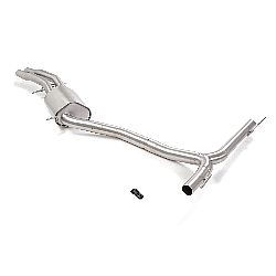 Porsche Cayenne(536 - 9YA) 2017>> Mittelschalldämpfer Gruppe N inox + Endrohren inox rechts/links, für 3.0 V6 e-Hybrid (250kW) 11/2020>>