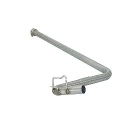 Renault Clio 1990>>1998 Kat-Ersatzrohr Gruppe N + Mittelrohr Gruppe N inox, für 1.8 I 16V Kat. (100kW) 01/1991>>