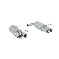 Alfa Romeo Spider(939) 2006>>2011 Endschalldämpfer inox rechts/links mit je ER 2x76mm rund versetzt, für 1750TBi 147kW 2009>>