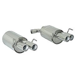 Alfa Romeo Brera(939) 2006>>2011 Endschalldämpfer inox rechts/links mit je ER 2x76mm rund versetzt, für 3.2JTS V6 (191kW) 2008>>