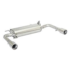 Suzuki Swift (typ NZ) 2010>>2017 Endschalldämpfer inox rechts/links mit ER 90 mm rund, für 1.6 Sport (100kW) 2010>>