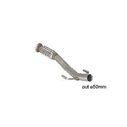 Peugeot 207 cc Vorderrohr inox mit Flex, für 1.6 16V THP (110Kw) 03/2007>>
