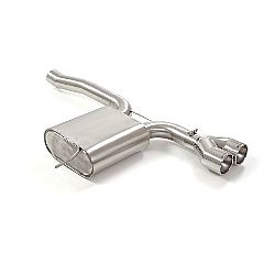 passt für Mini F56 2014>> Endschalldämpfer inox mit ER 2x102 mm rund, für Cooper S 2.0 (141kW) 2014>>07/2018